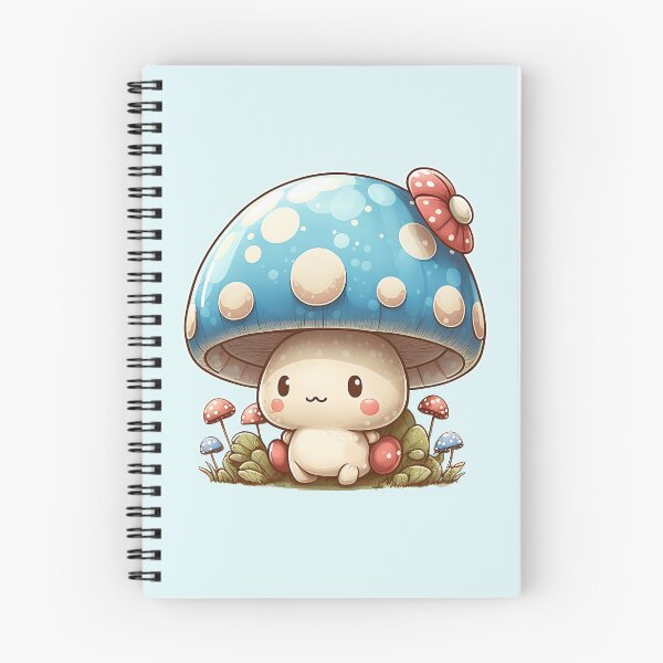 Item preview, Cute Mushroom Blue Cap designed and sold by cetakulang.