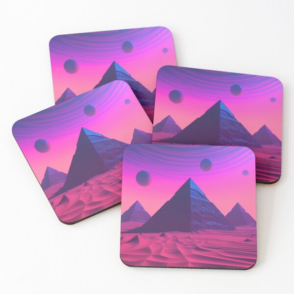 Item preview, Trippy Pyramids Vaporwave 80s designed and sold by AlvaroMeurer.