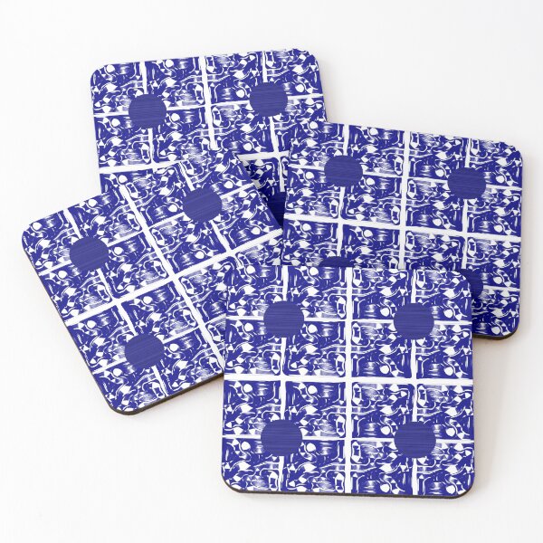 Item preview, blue tide pattern designed and sold by GhostofLilith.