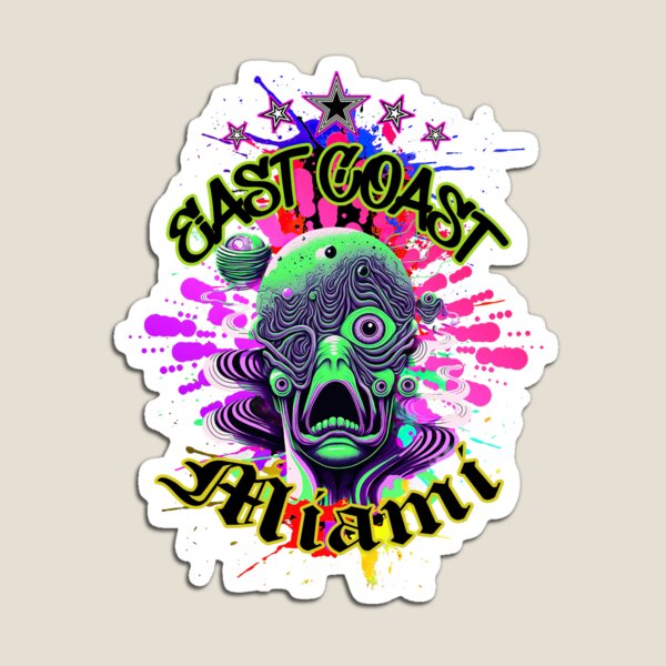 Artikelvorschau, East Coast Miami, Psycho Alien #02 entworfen und verkauft von PopSoda2.