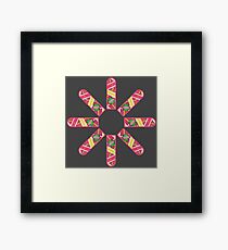 Hoverboard Kaleidoscope Framed Print