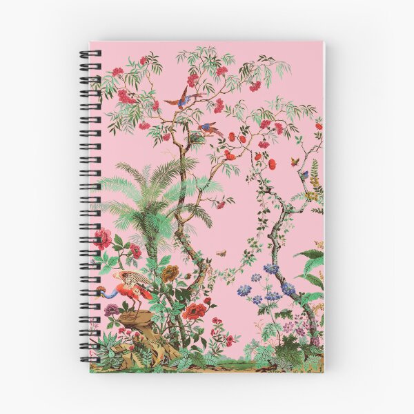Item preview, Vintage Chinoiserie Design | Pink & Green Floral Rose Print | P482 designed and sold by Piccolo Fiore Prints.