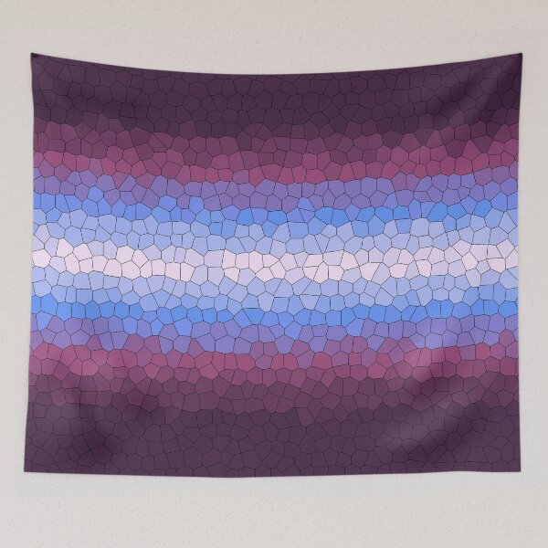 Item preview, Stained Glass Gender Non-Conforming Pride Flag designed and sold by Sum-Thangs.