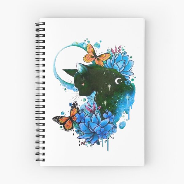 Aperçu de l'œuvre Beau chat et art floral créée et vendue par KenaRot.