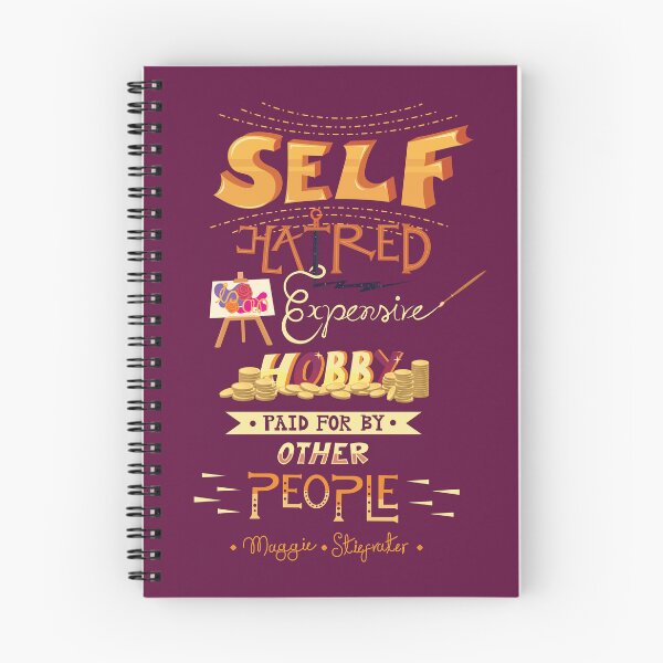 Item preview, Jordan Hennessy - Self Hatred Quote - Maggie Stiefvater designed and sold by JanLfcPunk.