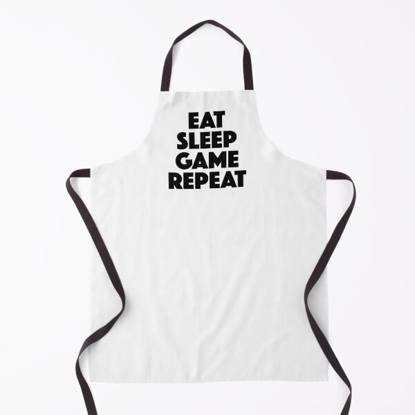 Item preview, Eat Sleep Game Repeat (black) designed and sold by didijuca.