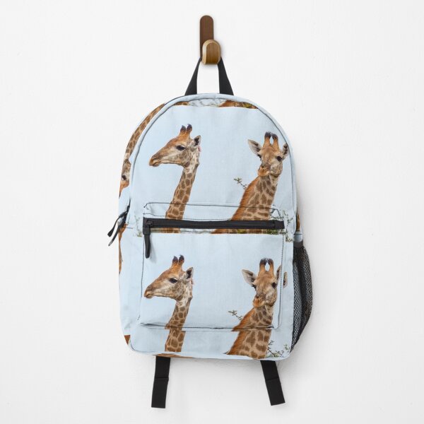 Item preview, Two Giraffes Portrait designed and sold by SafariByMarisa.