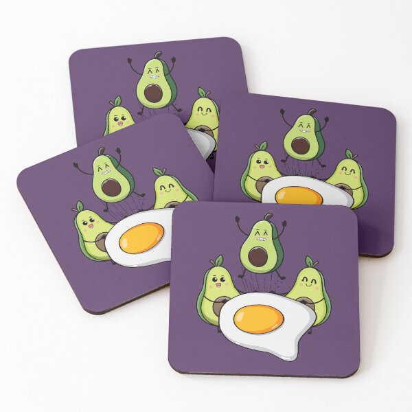 Item preview, Funny avocados jumping on a trampoline egg designed and sold by Donutlovers.