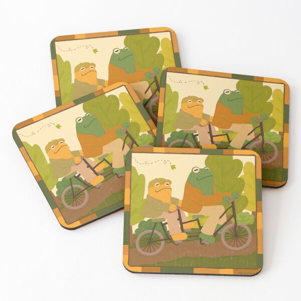 Item preview, frog and toad go on a bike ride! designed and sold by lavendula-frog.