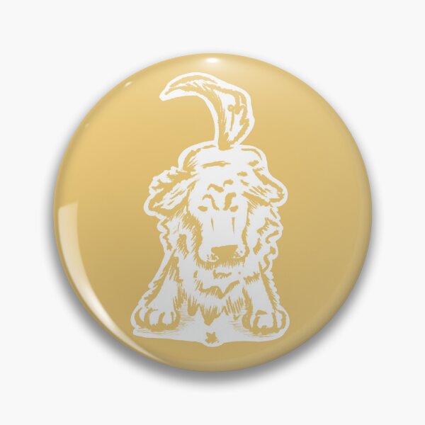 Item preview, Golden Retriever with Bug in Gold designed and sold by Christine Philbrick.