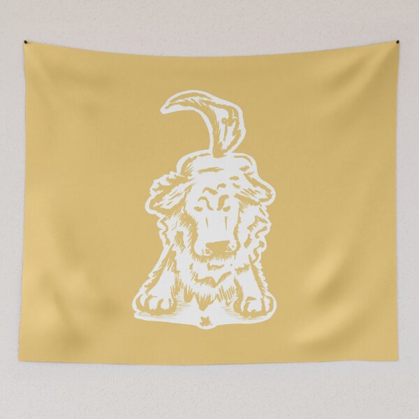 Item preview, Golden Retriever with Bug in Gold designed and sold by Christine Philbrick.