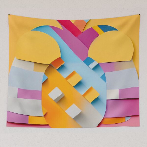 Item preview, Pastel Pineapple Collage  designed and sold by Dana Roper.