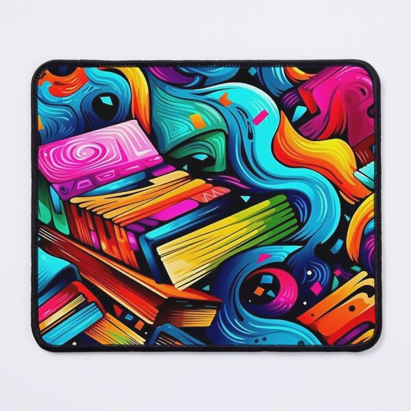 Item preview, Abstract Graffiti Books Pattern, Aesthetic Reading Hobbies Lover designed and sold by Desfix.