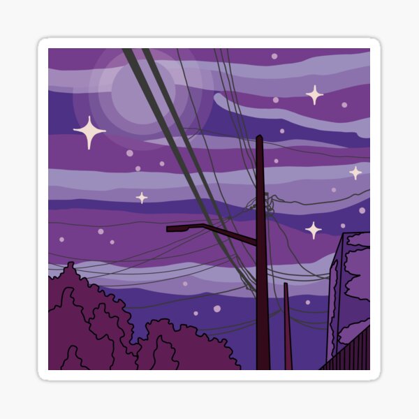 Midnight Street III Sticker