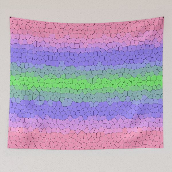 Item preview, Stained Glass Trigender Pride Flag designed and sold by Sum-Thangs.