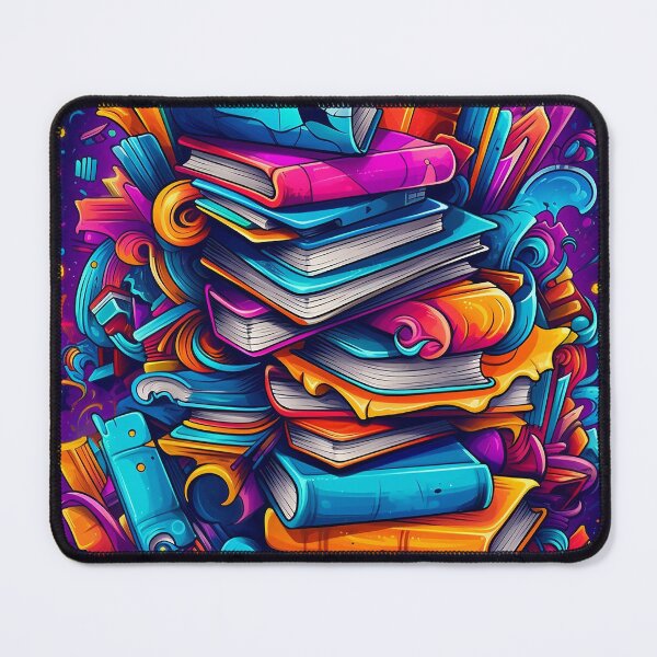 Item preview, Book Aesthetic, Abstract Graffiti Books Pattern designed and sold by Desfix.