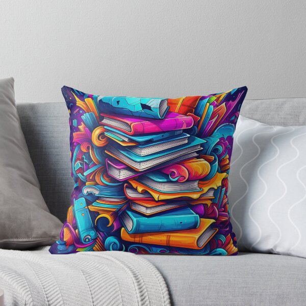 Item preview, Book Aesthetic, Abstract Graffiti Books Pattern designed and sold by Desfix.