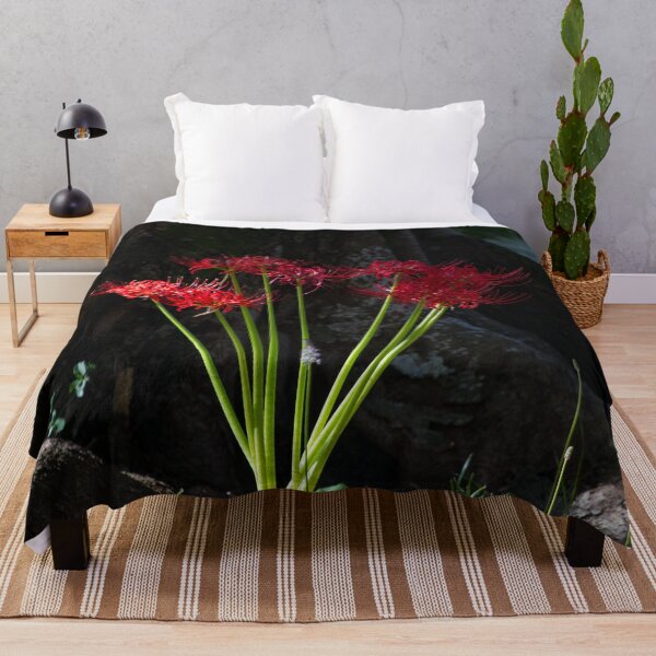 Item preview, Spider lily flowers in the shade designed and sold by Shizenkai.
