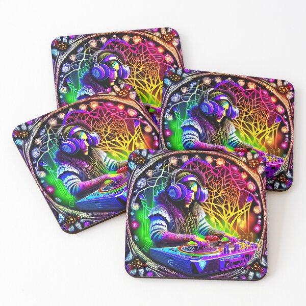 Item preview, The cosmos of the visionary DJ designed and sold by Transelasticart.