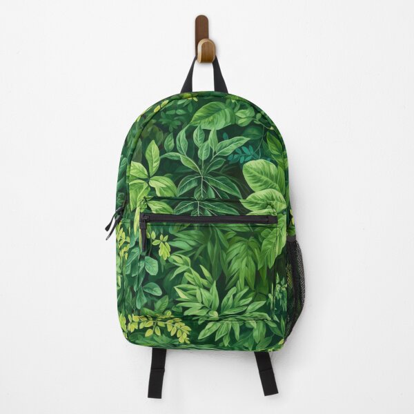 Item preview, Seamless pattern of lush green leaves in the summer garden designed and sold by SeamlessGuru.