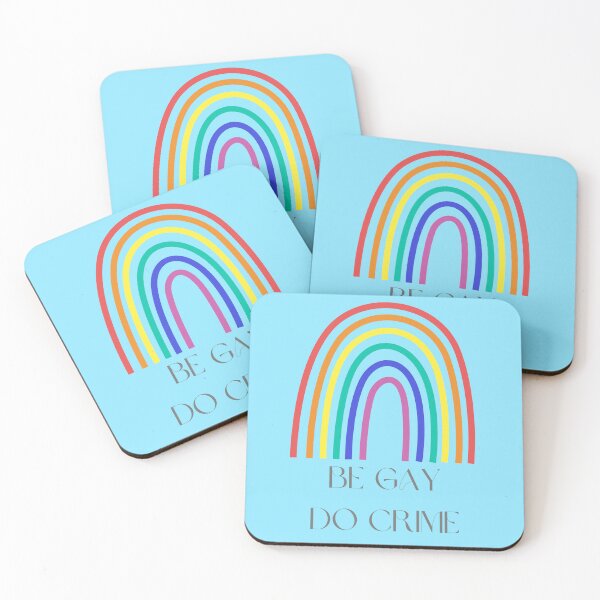 Item preview, Be Gay Do Crime Rainbow designed and sold by Kind Disign.