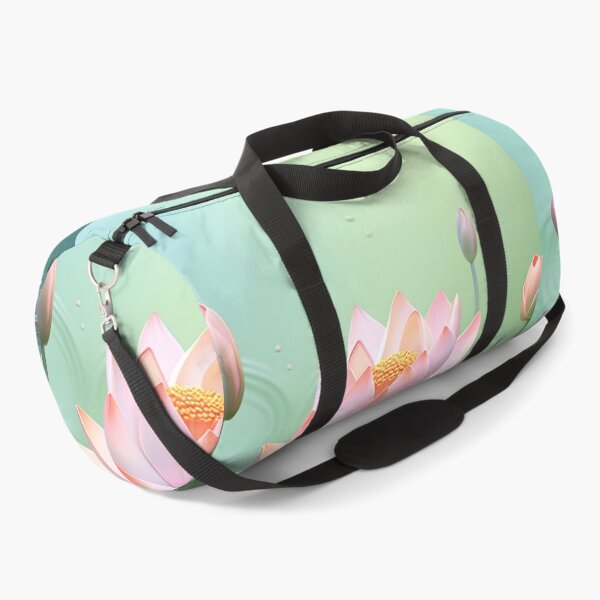 Item preview, Pink Lotus Flower in Green Emerald Pond designed and sold by Hashola Designs.