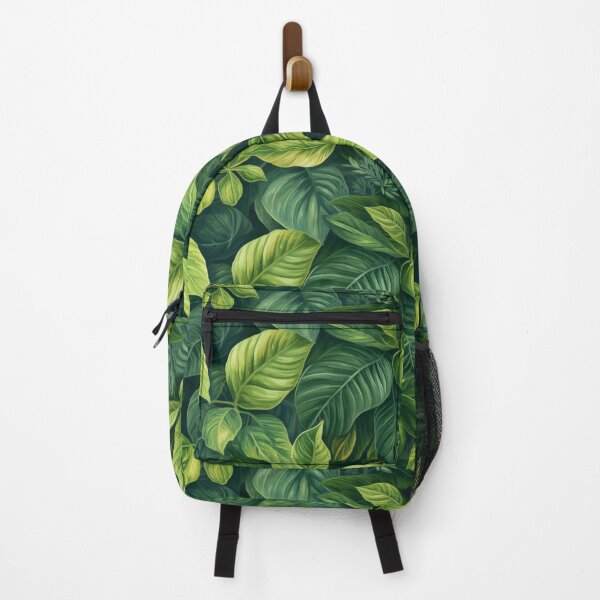 Item preview, Seamless pattern of lush green leaves in the summer garden designed and sold by SeamlessGuru.