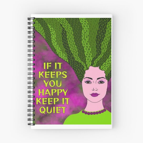 Item preview, Radical Feminist Humanist Quote - If It Keeps You Happy Keep It Quiet designed and sold by LethalPixieDust.