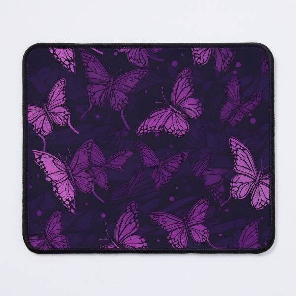 Item preview, Purple Butterflies Vector Style Patterns designed and sold by Wonder Of Light.