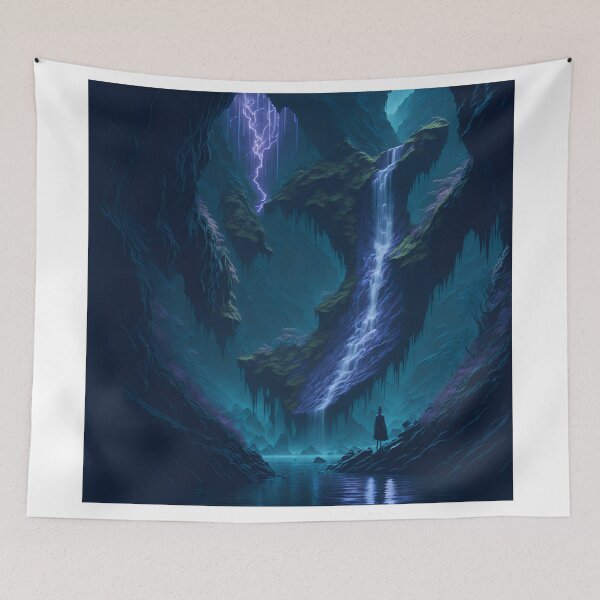Item preview, Enchanted Dimensions: Unleash the Magic of AI in a Captivating Poster designed and sold by RedArtG09.