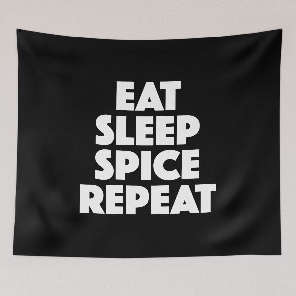 Item preview, Eat Sleep Spice Repeat (white) designed and sold by didijuca.