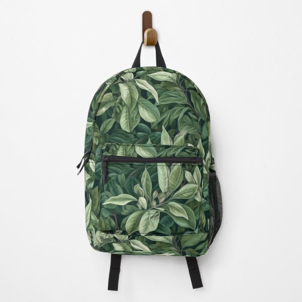 Item preview, Seamless pattern of lush green leaves in the summer garden designed and sold by SeamlessGuru.