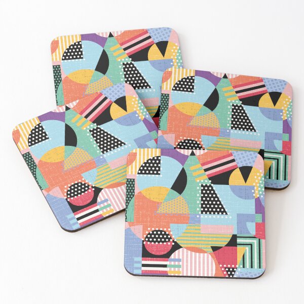 Item preview, Maximalist Pop Art Masterpiece - Multicolor Black designed and sold by DesignsbyRoochita Studio.