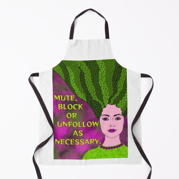 Item preview, Radical Feminist Humanist Quote - Mute Block And Unfollow As Necessary designed and sold by LethalPixieDust.