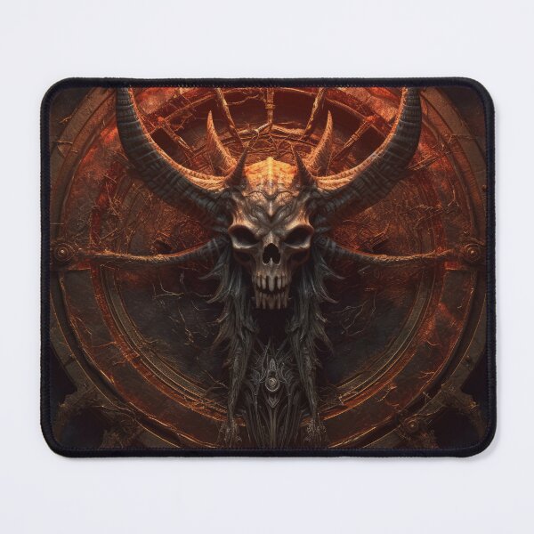 Artikelvorschau, Okkultes Design Diablo IV, dunkles ästhetisches Kunstwerk, immersive Fantasy-Welt entworfen und verkauft von BotTastic.