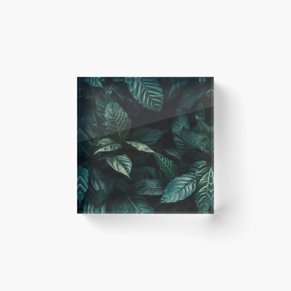 Item preview, Seamless aesthetic nature pattern of lush green leaves in the summer garden during near morning hour designed and sold by SeamlessGuru.