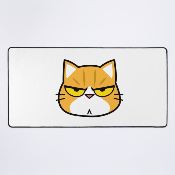 Item preview, Orange Frowning Cat designed and sold by kyokyyosei.