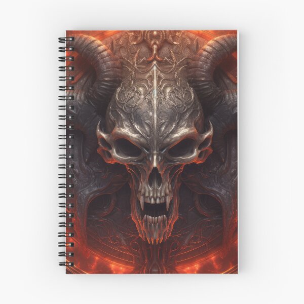 Artikelvorschau, Okkultes Design Diablo IV, dunkles ästhetisches Kunstwerk, immersive Fantasy-Welt entworfen und verkauft von BotTastic.