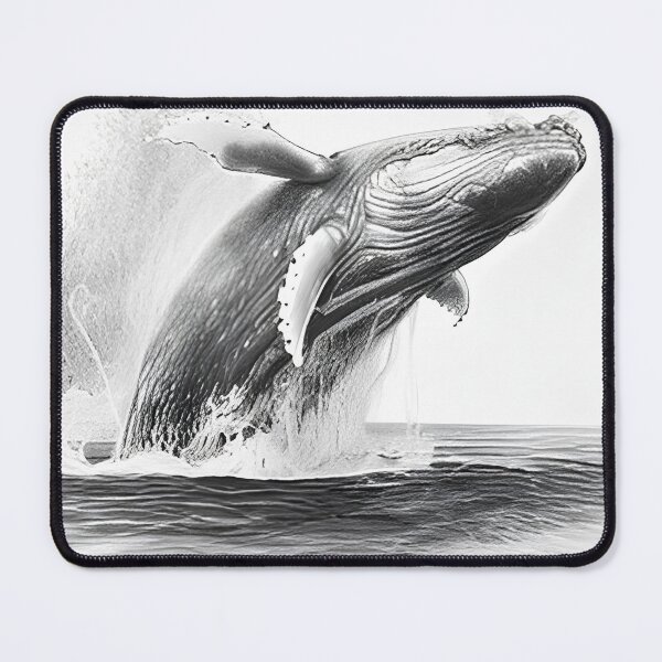 Item preview, Whale pencil drawing designed and sold by Pencil-Art.