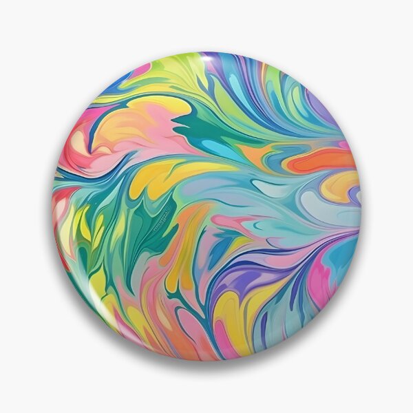 Item preview, Colorful Shades Of Flowing Paint Abstract Vector Style Pattern designed and sold by Wonder Of Light.