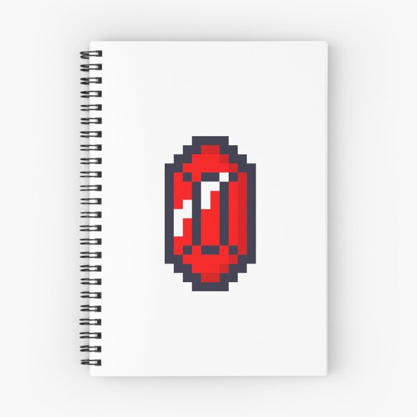 Item preview, 8 Bit Red Rupee designed and sold by PixelArtOne.