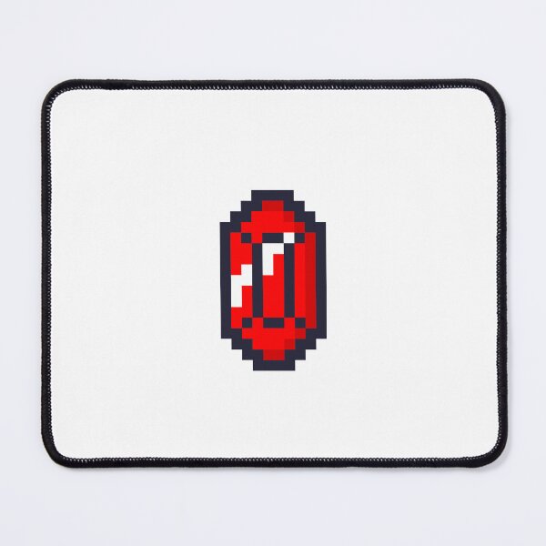 Item preview, 8 Bit Red Rupee designed and sold by PixelArtOne.