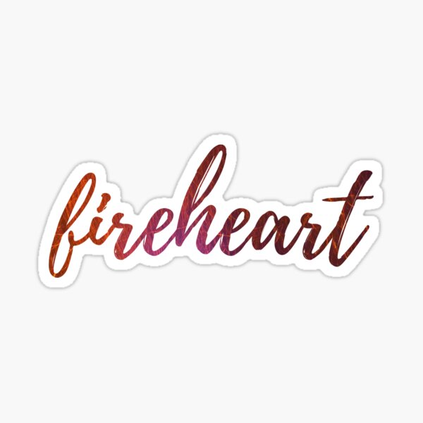 Fireheart- Throne of Glass Sticker