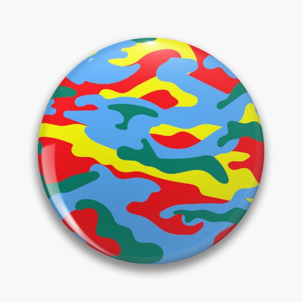 Item preview, Camouflage Seamless Colorful Pattern designed and sold by TheCatmeow2000.