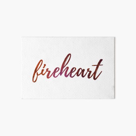 Fireheart- Throne of Glass Art Board Print
