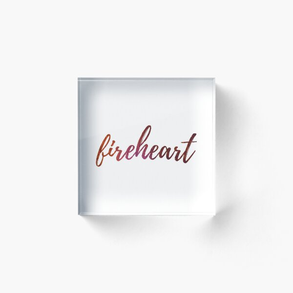 Fireheart- Throne of Glass Acrylic Block