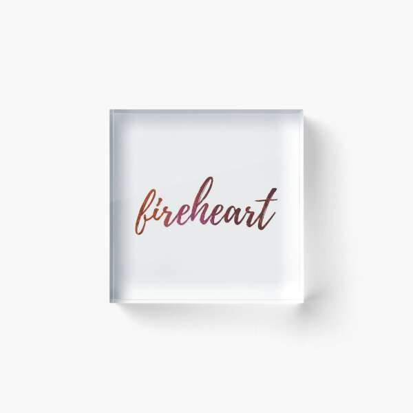Fireheart- Throne of Glass Acrylic Block
