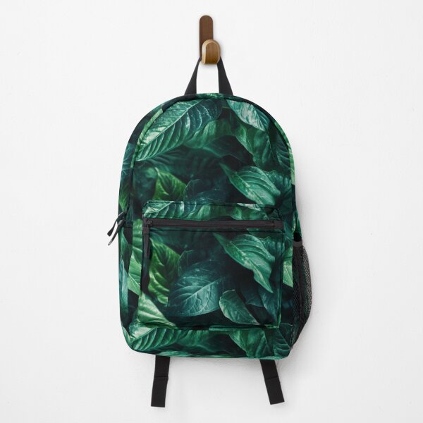 Item preview, Seamless aesthetic nature pattern of lush green leaves designed and sold by SeamlessGuru.