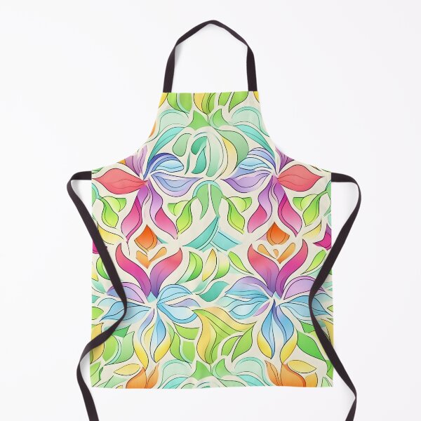 Item preview, Colorful Shades Of Leaves Abstract Vector Style Pattern designed and sold by Wonder Of Light.