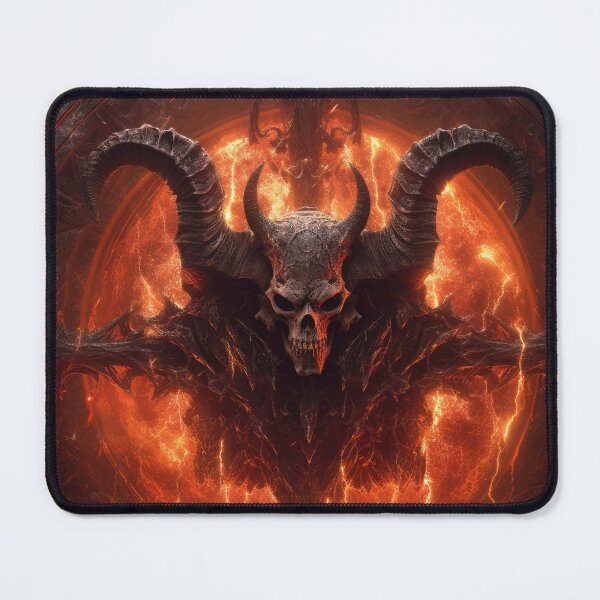Artikelvorschau, Okkultes Design Diablo IV, dunkles ästhetisches Kunstwerk, immersive Fantasy-Welt entworfen und verkauft von BotTastic.